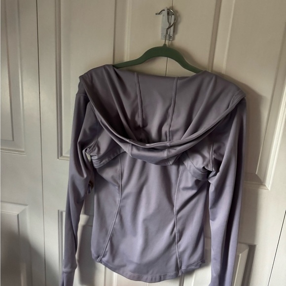 90 Degree By Reflex Light Purple Zip-Up Jacket stretchy - Picture 6 of 7